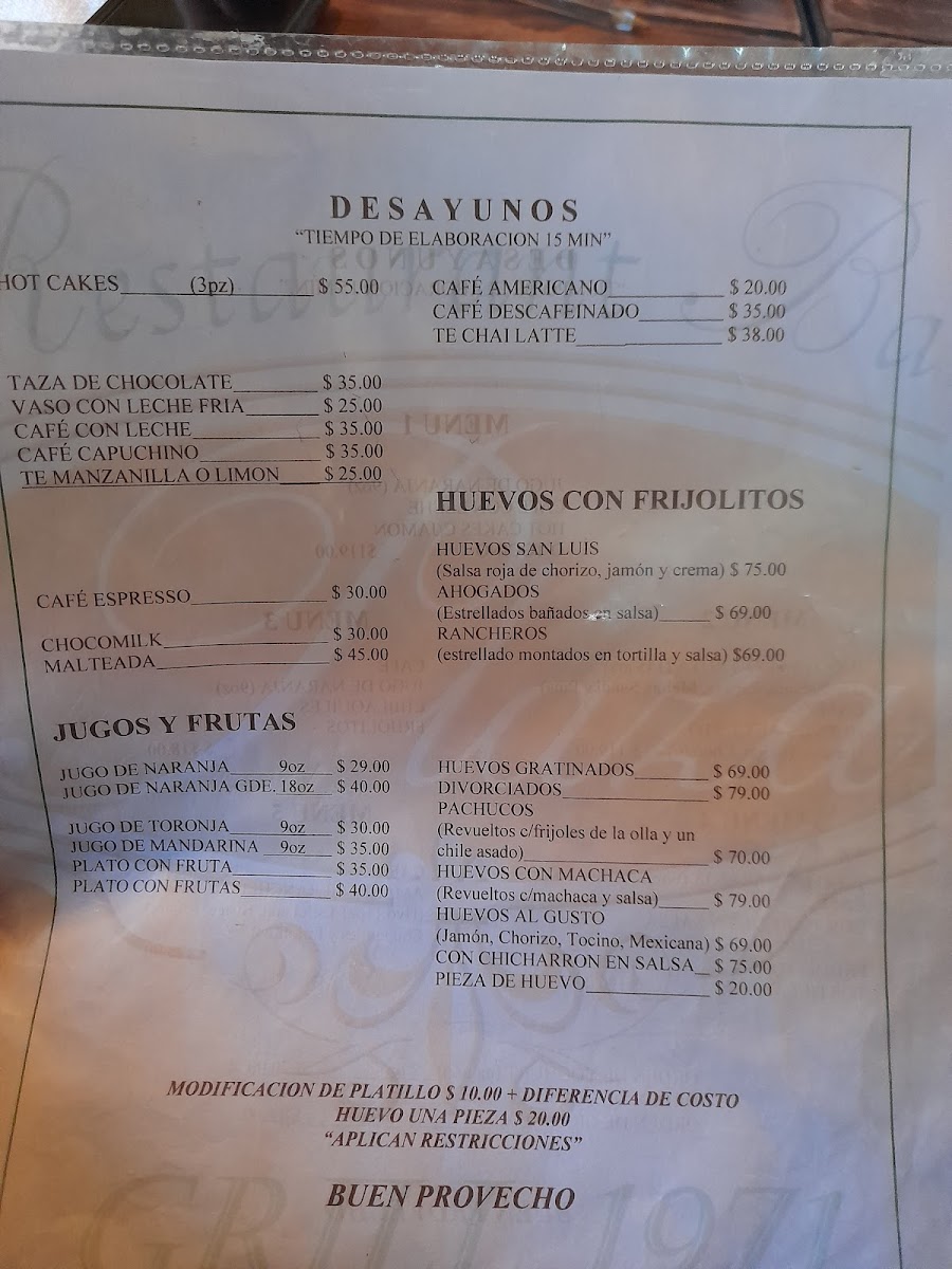 Pizza Plaza 1991 Restaurante Menu - Image 4